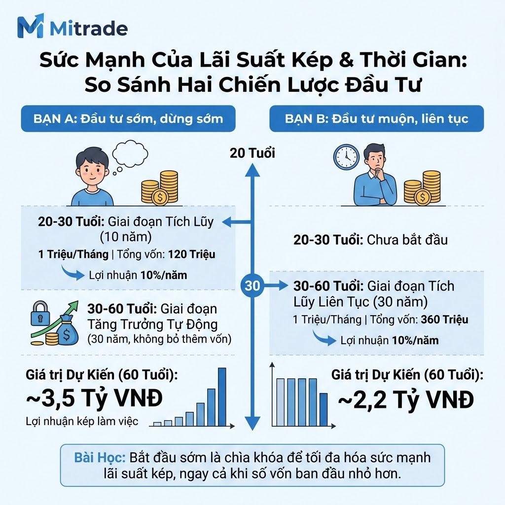 Lãi suất kép và Thời gian