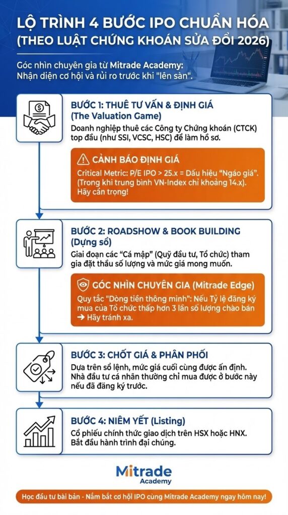 quy trình 4 bước IPO