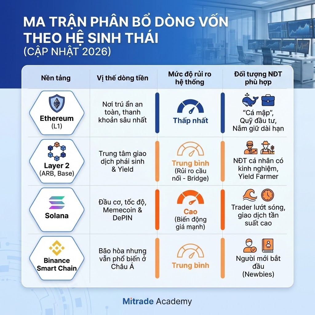 Ma Trận Phân Bổ Dòng Vốn Theo Hệ Sinh Thái 