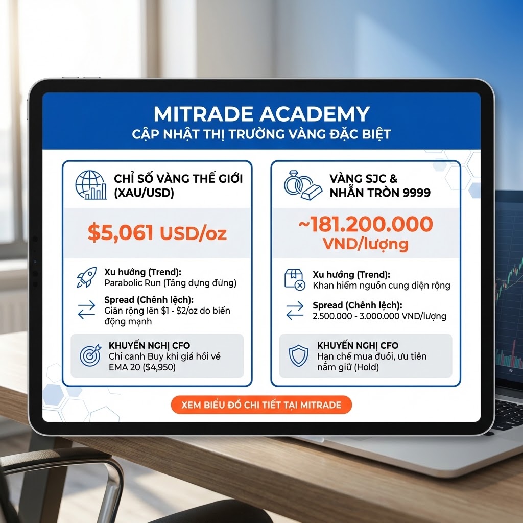 So sánh Vàng SJC và Vàng Thế giới: Tại sao chênh lệch lớn?