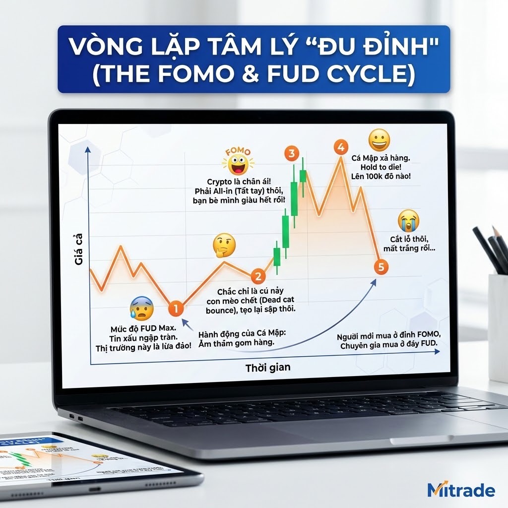 Vòng Lặp Tâm Lý Đu Đỉnh Của Người Mới (FUD & FOMO)