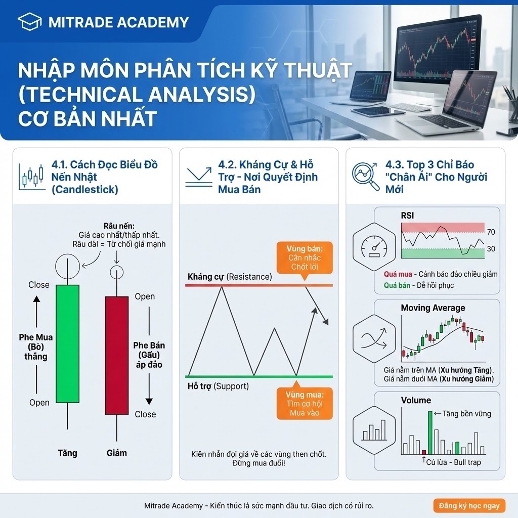 Nhập Môn Phân Tích Kỹ Thuật (Technical Analysis) Cơ Bản