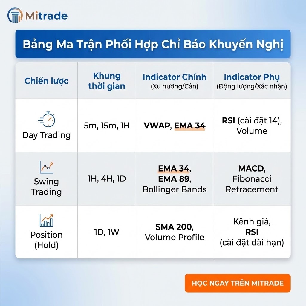 Bảng Ma Trận Phối Hợp Chỉ Báo Khuyến Nghị