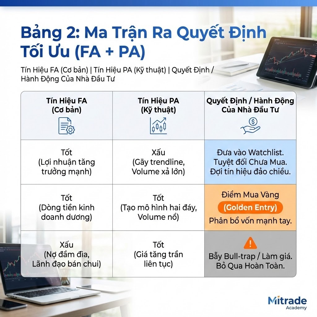 : Ma Trận Ra Quyết Định Tối Ưu (FA + PA)