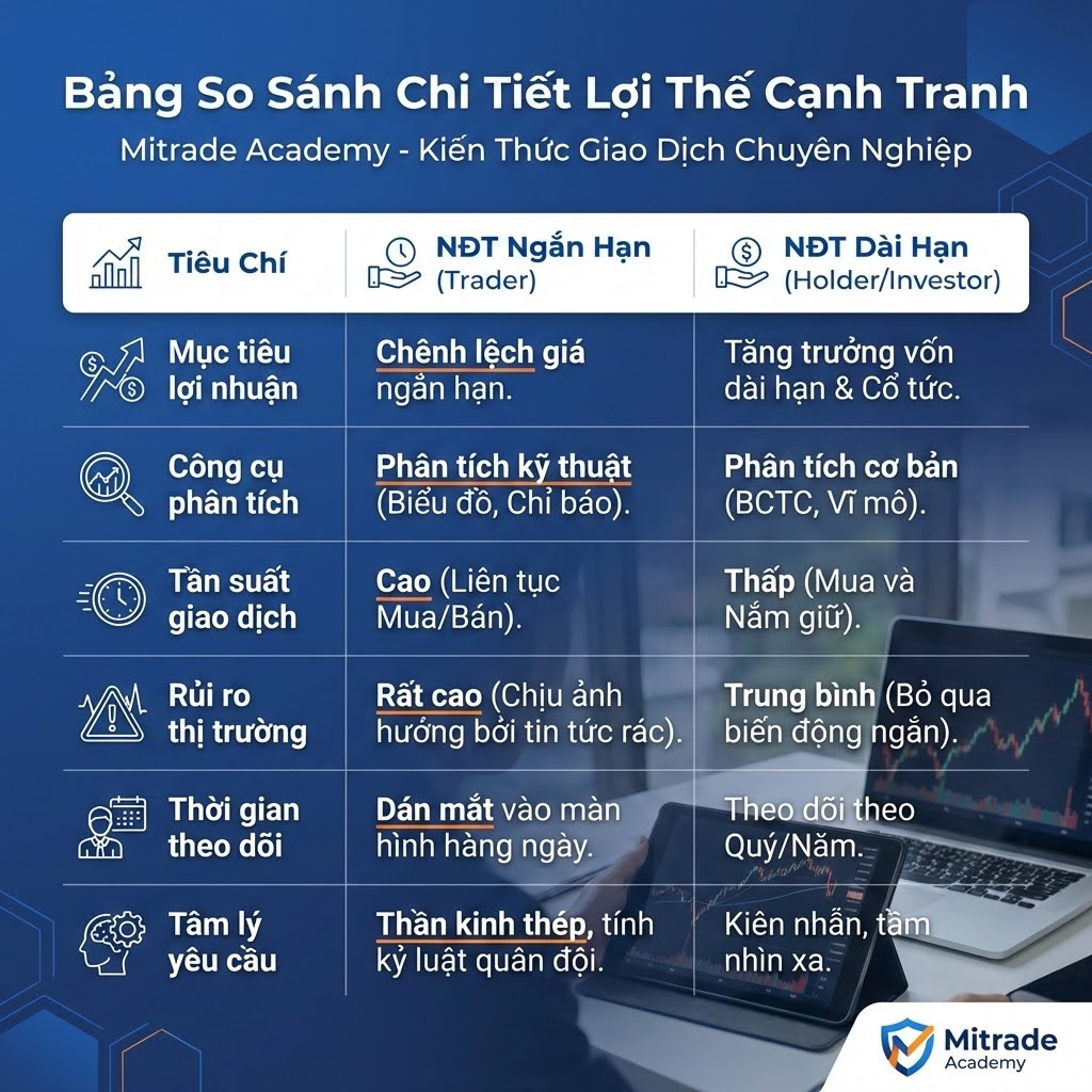 Trade Chứng Khoán Là Gì? Ranh Giới Sinh Tử Giữa Trader & Holder