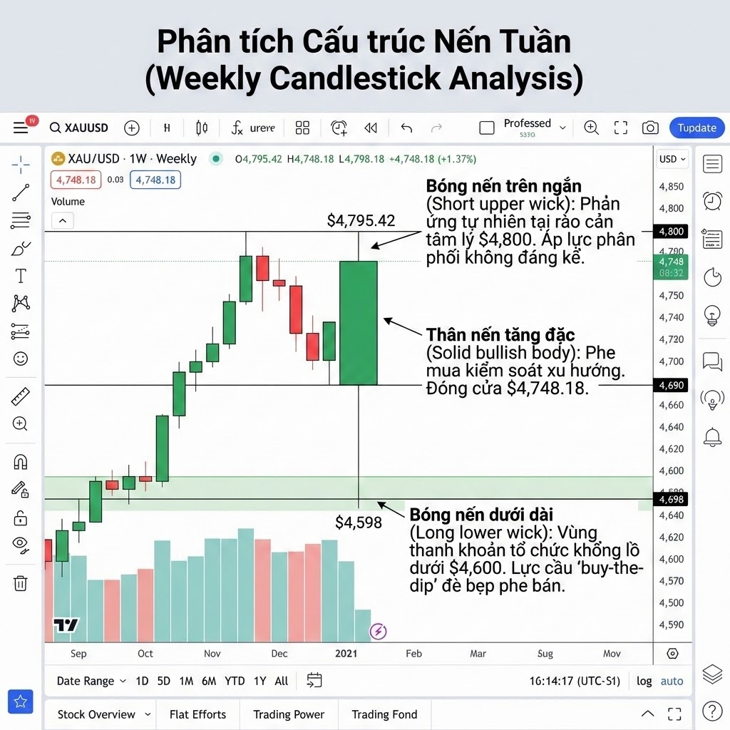 Phân tích Cấu trúc Nến Tuần (Weekly Candlestick Analysis)