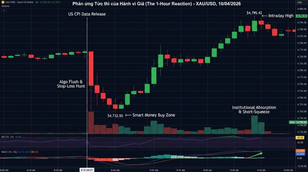 Phản ứng Tức thì của Hành vi Giá (The 1-Hour Reaction)