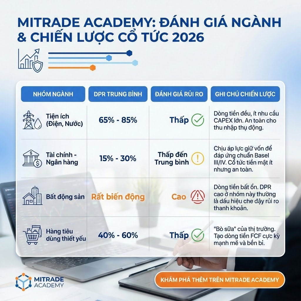 đánh giá ngành và chiến lược cổ tức