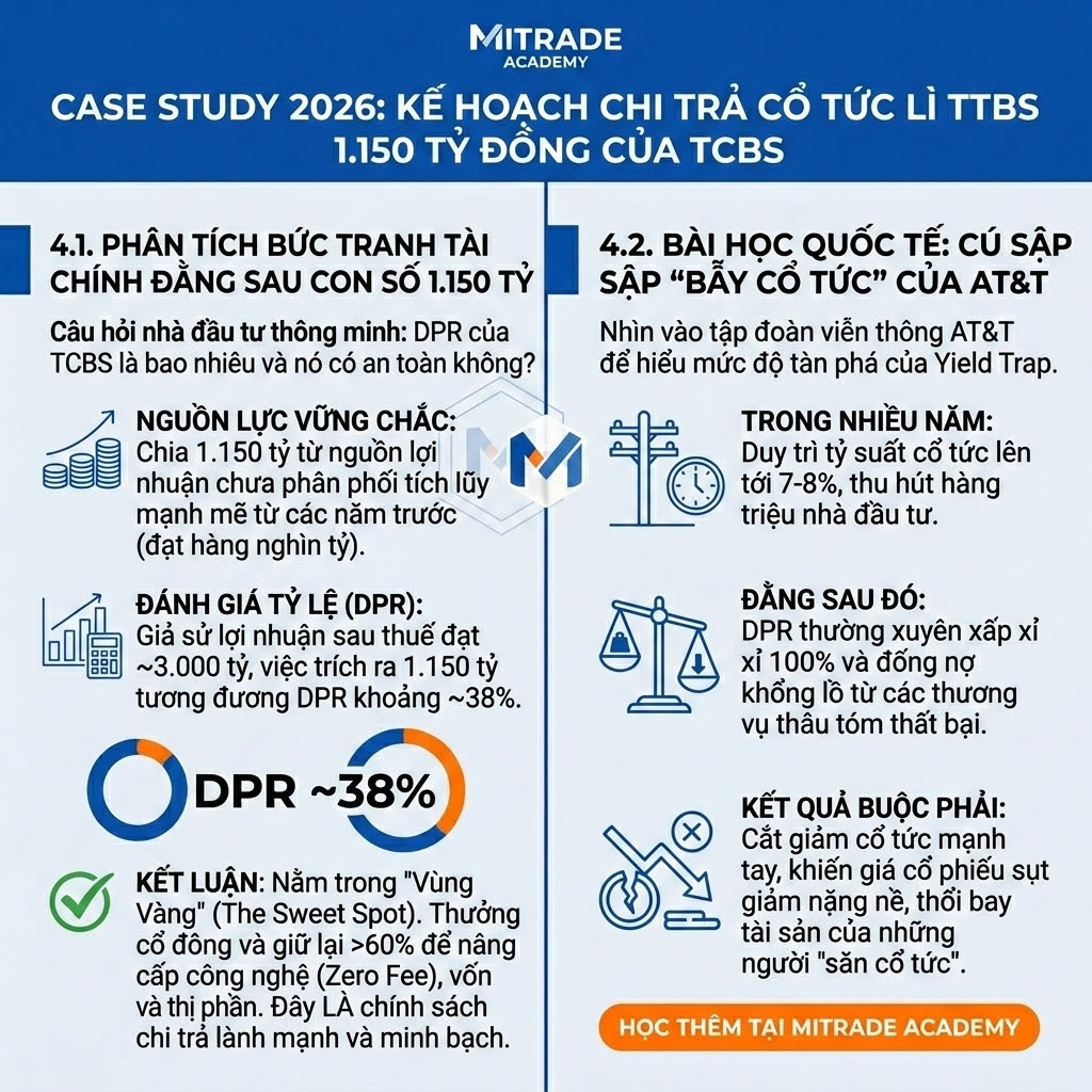 Case Study 2026: Kế Hoạch Chi Trả Cổ Tức 1.150 Tỷ Đồng Của TCBS