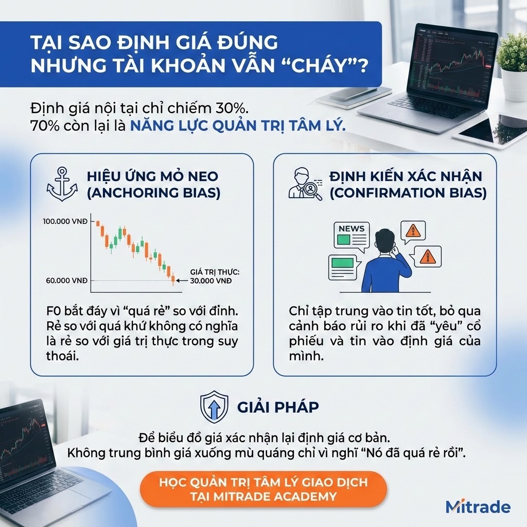 Tại sao định giá đúng nhưng tài khoản vẫn "cháy"?