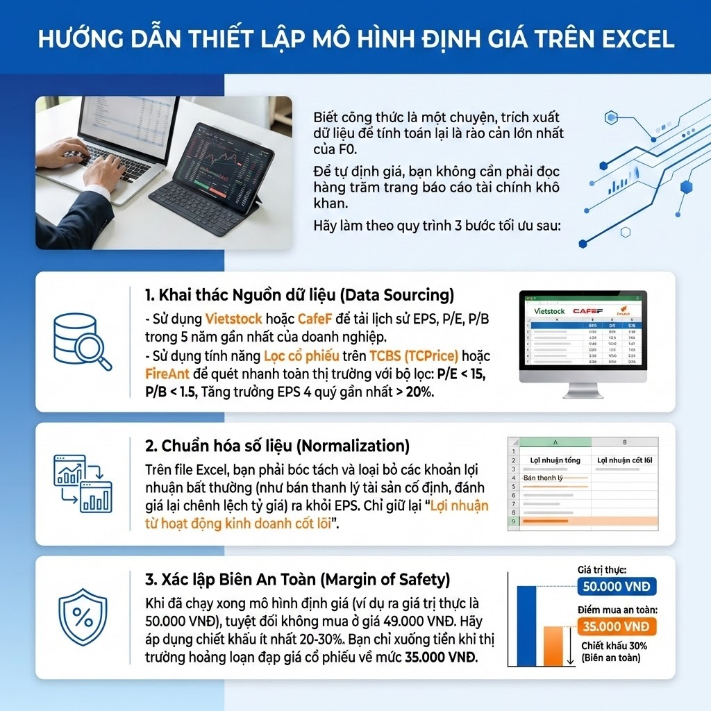 Hướng Dẫn Thiết Lập Mô Hình Định Giá Trên Excel