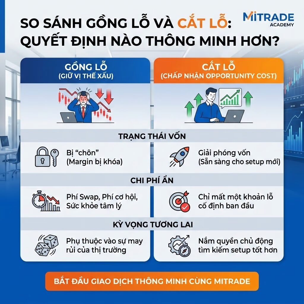 bảng so sánh gồng lỗ vs cắt cỗ
