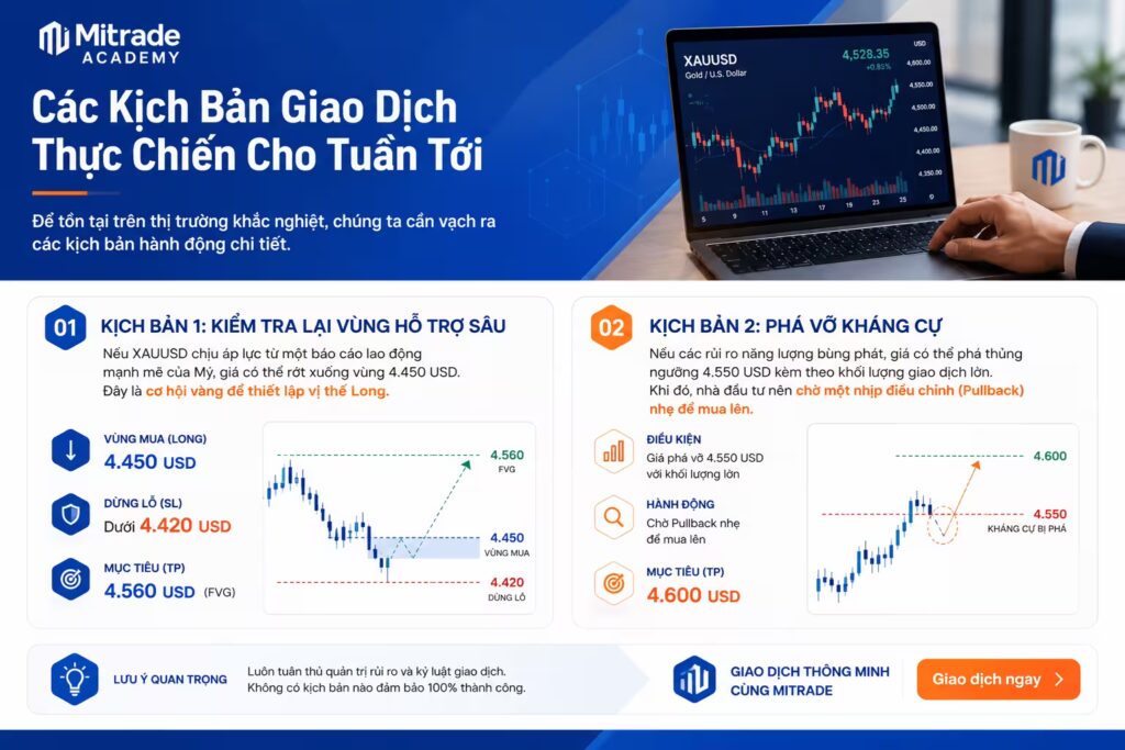 Các Kịch Bản Giao Dịch Thực Chiến Cho Tuần Tới