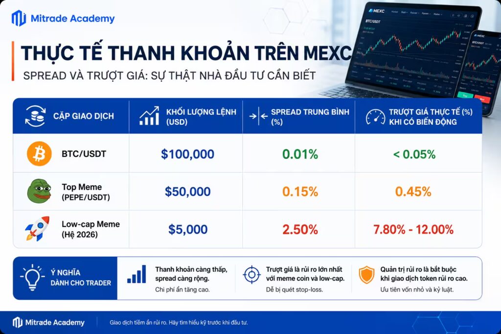 thanh khoản trên sàn mexc