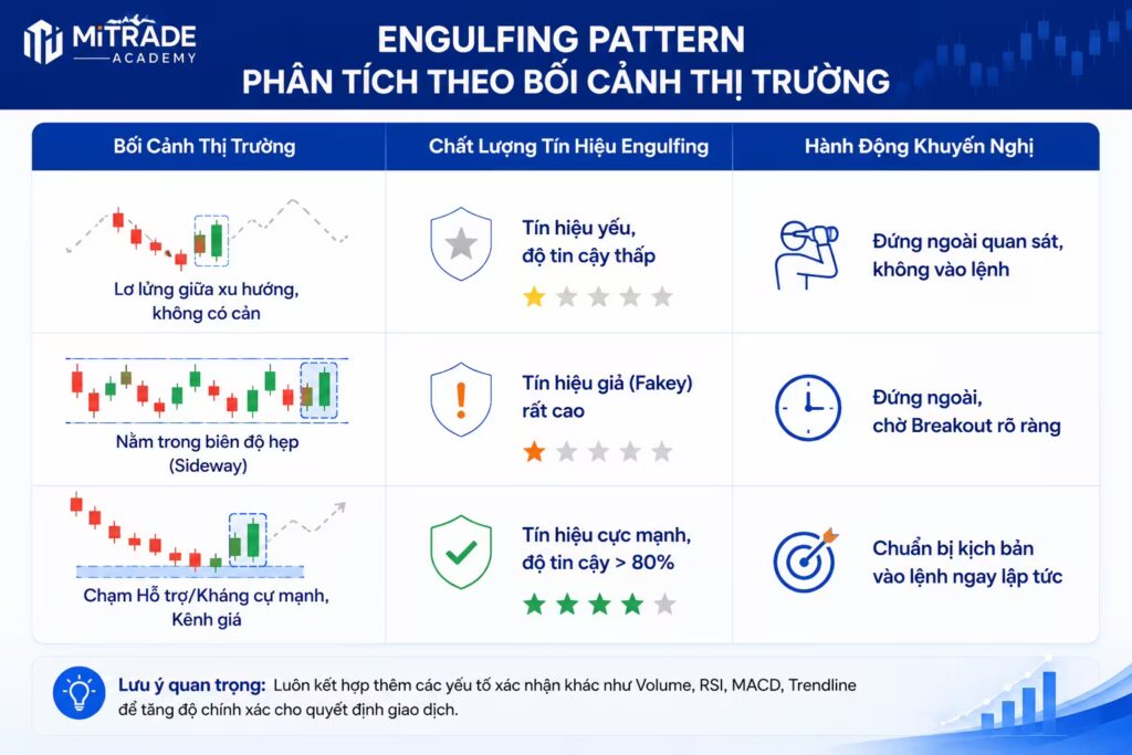 Tại Sao Nến Engulfing Thường Xuyên Thất Bại Trong Thị Trường Sideway?
