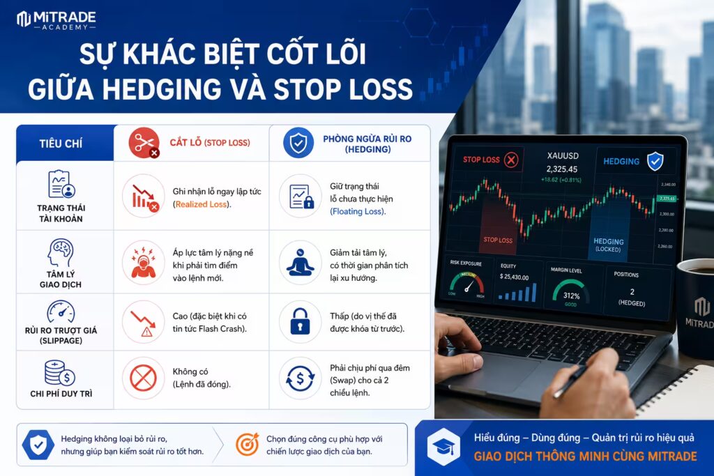 so sanh hedging va stop loss