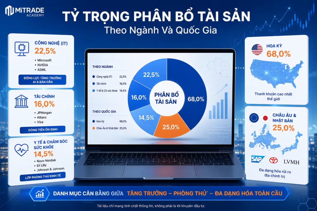  Tỷ Trọng Phân Bổ Tài Sản Theo Ngành Và Quốc Gia XAMB