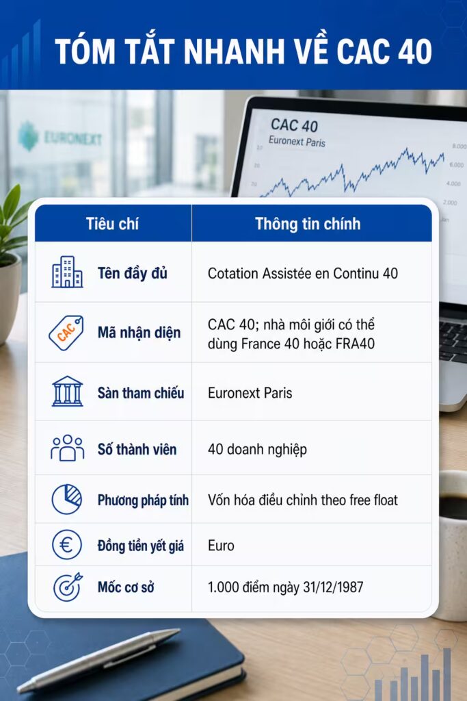 Tóm tắt nhanh về CAC 40