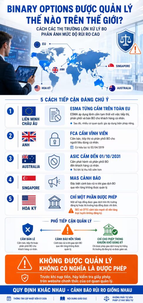 Binomo có hợp pháp và được cấp phép không?