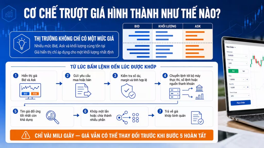 giải thích Cơ chế trượt giá hình thành như thế nào