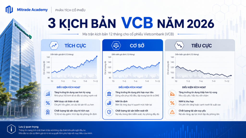 3 kịch bản VCB năm 2026