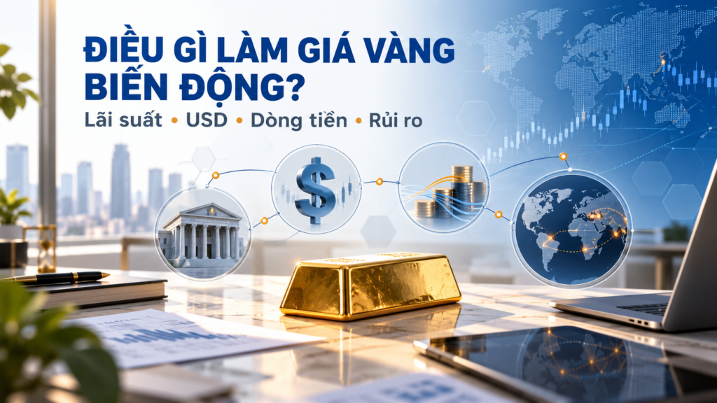Yếu tố nào khiến XAUUSD tăng hoặc giảm trong năm 2026?