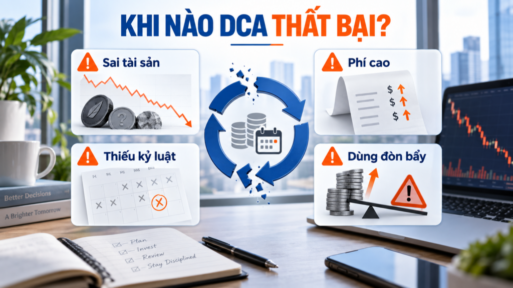 Khi nào DCA có thể thất bại?