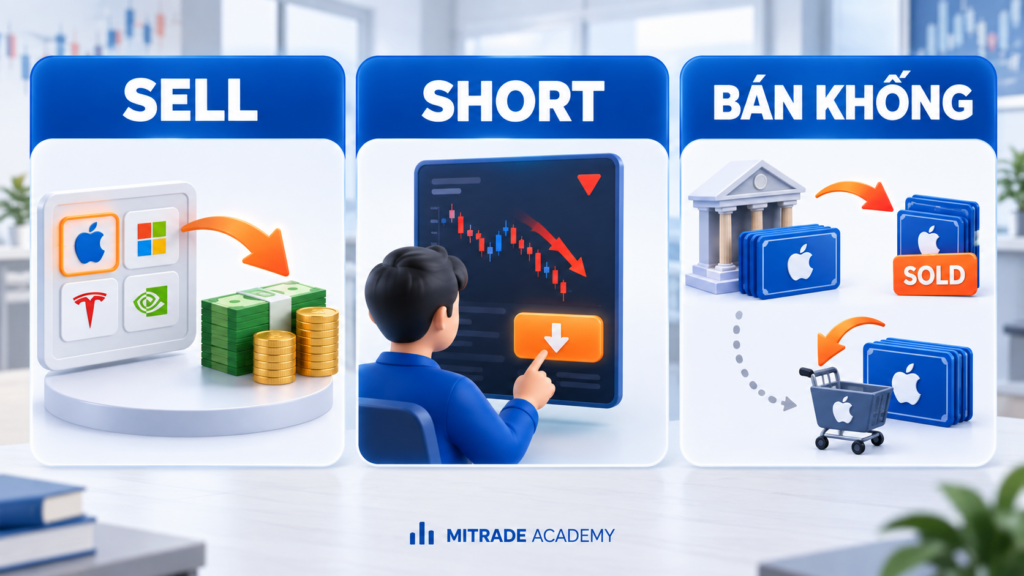 Sell, Short và bán khống khác nhau thế nào