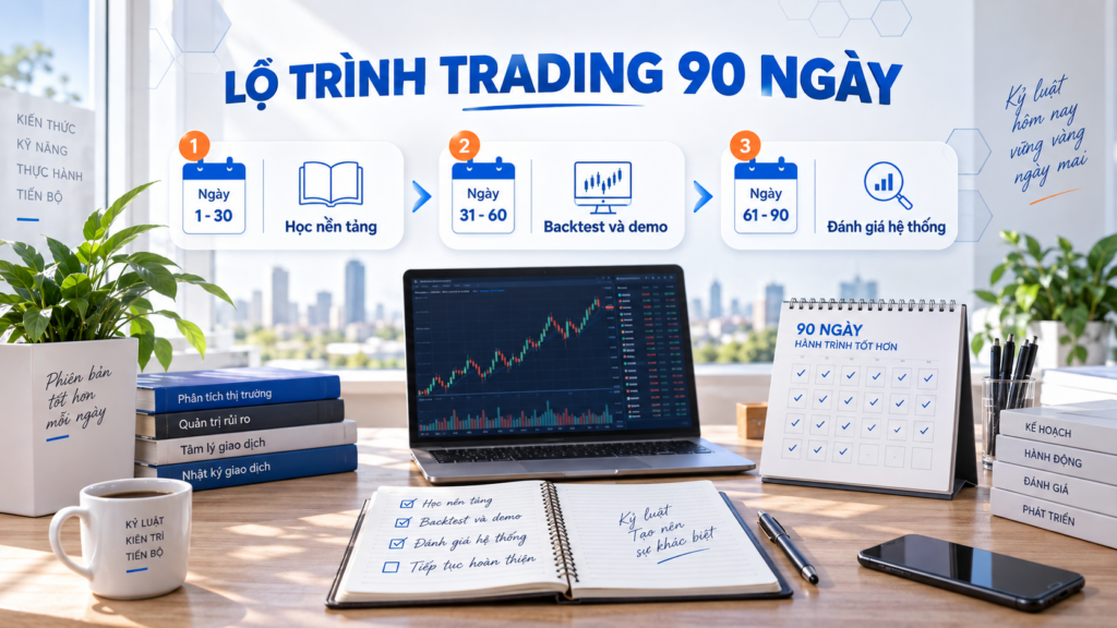 Lộ trình trading 90 ngày cho người mới