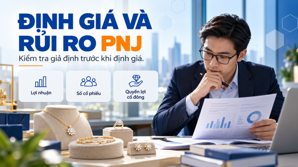 Định giá PNJ khi lợi nhuận và số cổ phiếu có thể thay đổi