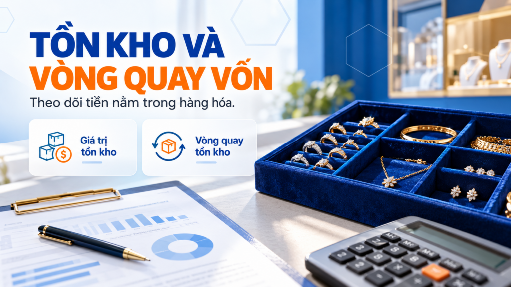 Tồn kho PNJ: giá gốc, giá trị thuần và tiền thật