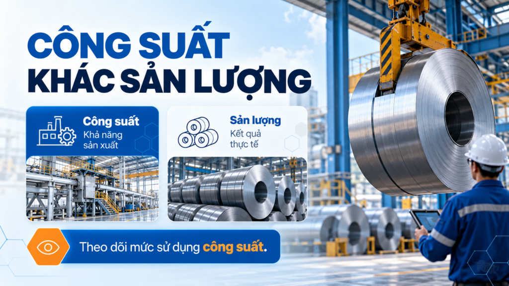 Công suất và sản lượng Hòa Phát: phân biệt khả năng với kết quả