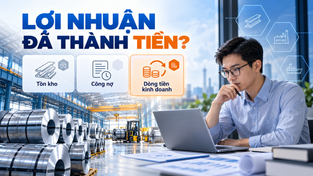 Dòng tiền HPG: lợi nhuận đã chuyển thành tiền đến đâu?